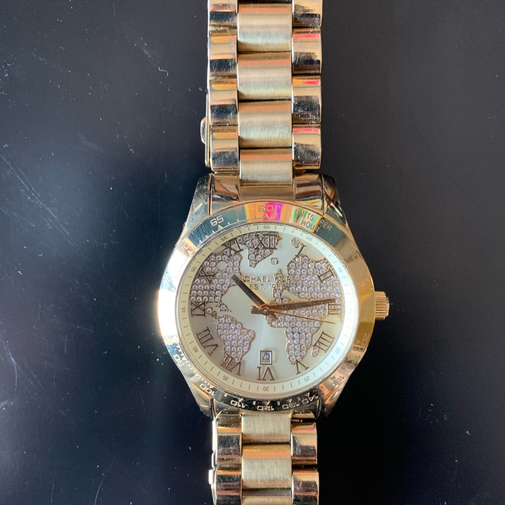 Michael Kors Map Dial Watch